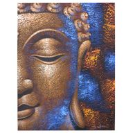 Buddha Gemälde - Kupferfarbenes Gesicht
