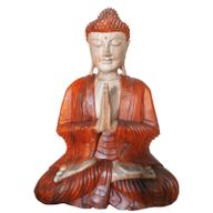 Handgeschnitzter Buddha - 30cm Betend