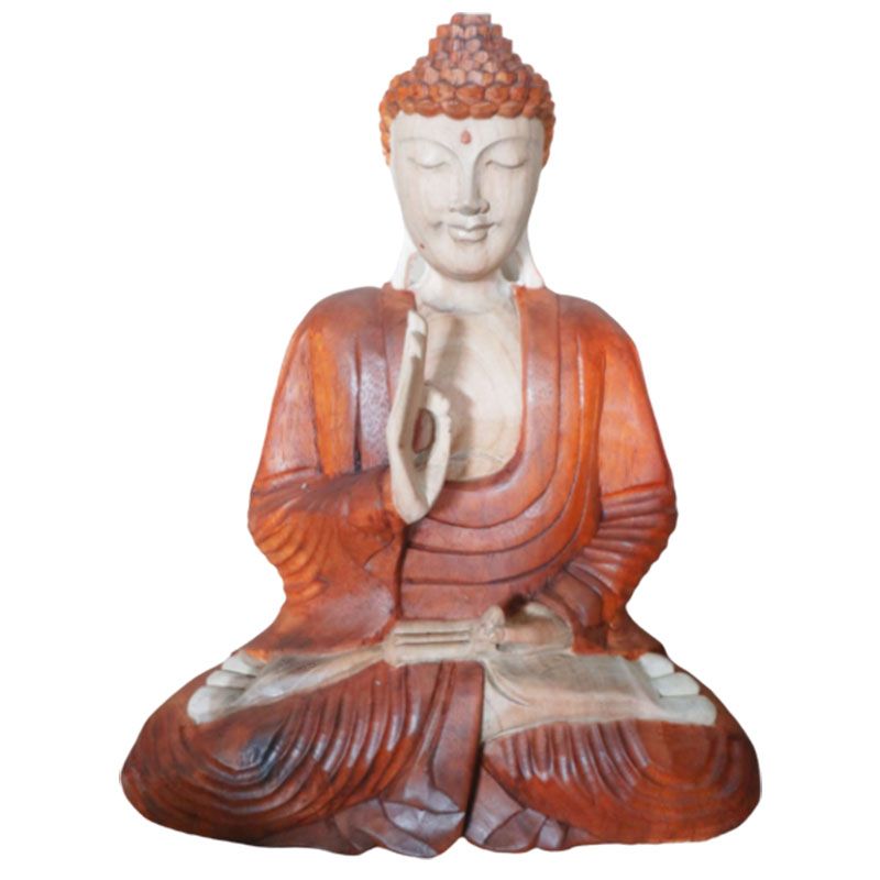 Handgeschnitzter Buddha - 60cm Meditation