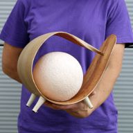 Natürliche Kokosnusslampe - Natürliche Schleife
