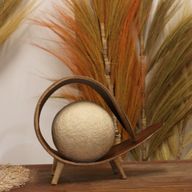 Natürliche Kokosnusslampe - Natürliche Schleife