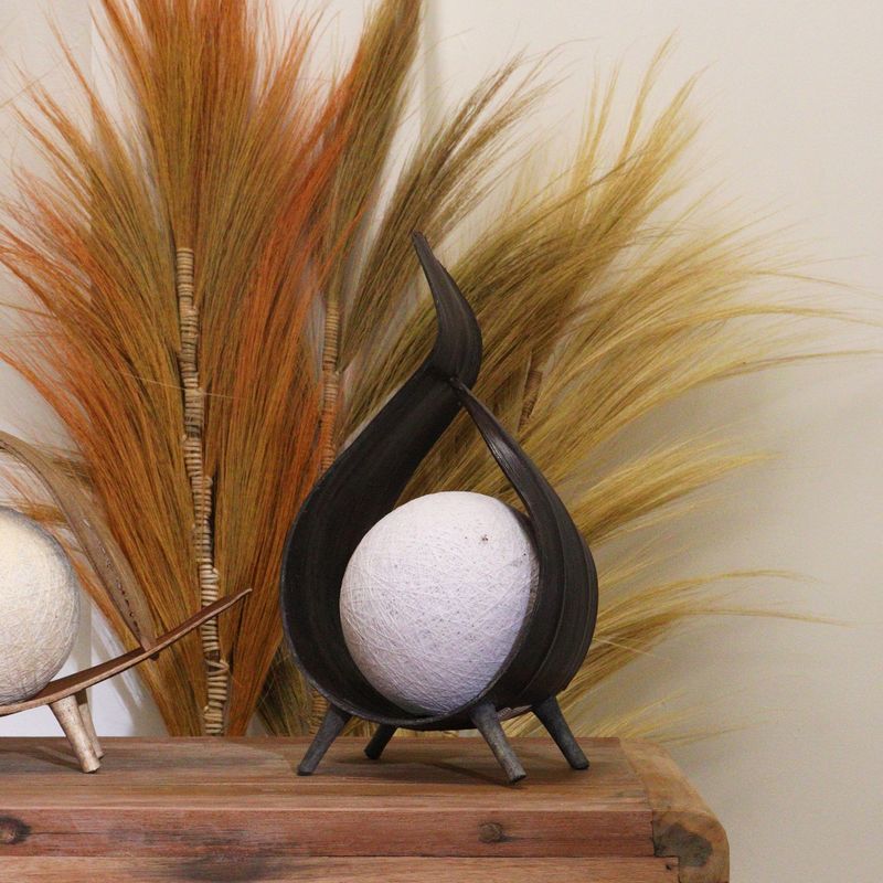 Natürliche Kokosnusslampe- Schokolade