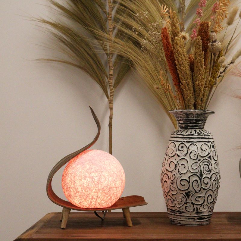 Natürliche Kokosnusslampe-  Twist
