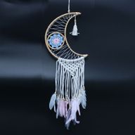 Schutz-Traumfänger- Macramee Mond Gemischte Farben