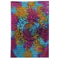 Doppelte Tagesdecke aus Baumwolle / Wandbehang-Mandala Elephant
