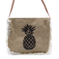 Fransentasche - Ananas (bedruckt)