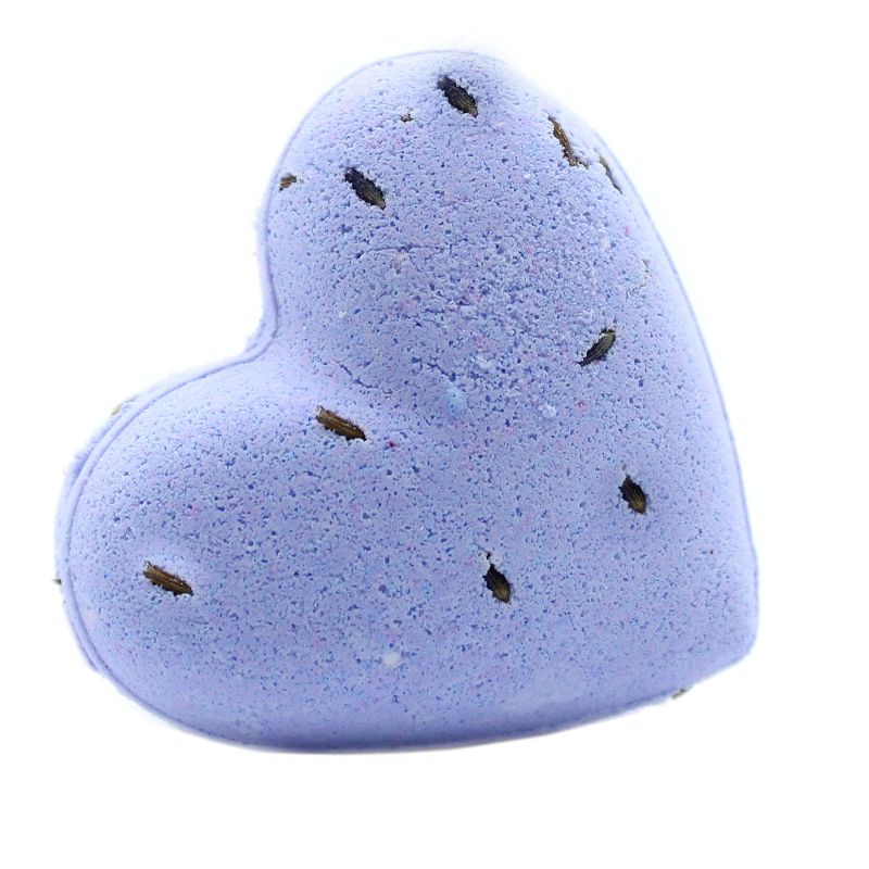  Herzbadebombe 70g - Französischer Lavendel