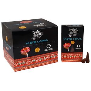 10 Räucherkegel  - Weißer Copal