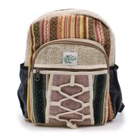 Kleiner Hanfrucksack im Seil- und Taschenstil