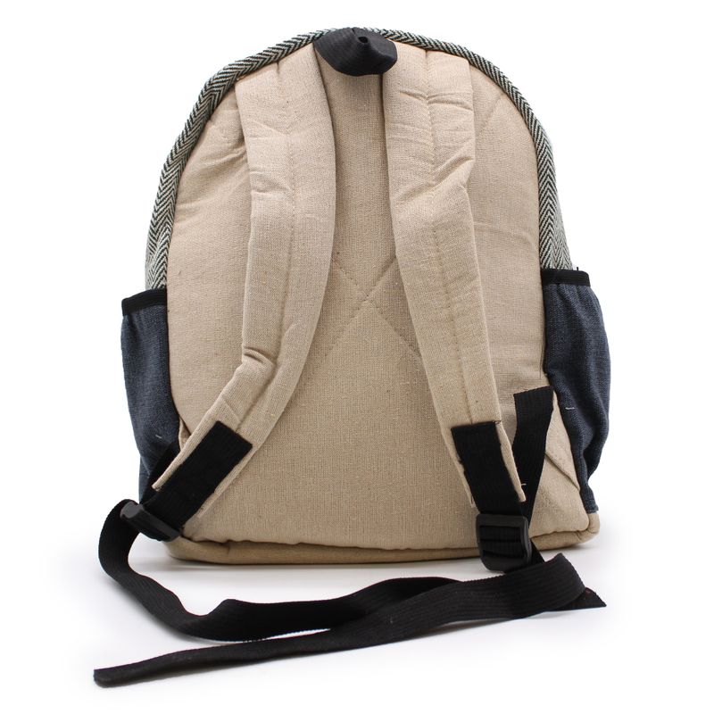 Kleiner Hanfrucksack im Seil- und Taschenstil