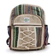 Kleiner Hanfrucksack im Seil- und Taschenstil