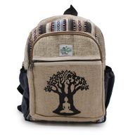 Kleiner Hanf-Rucksack – Bodhi-Baum-Design