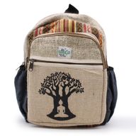 Kleiner Hanf-Rucksack – Bodhi-Baum-Design