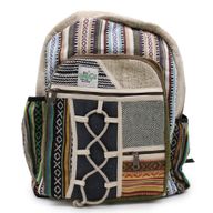 Großer Hanfrucksack im Seil- und Taschenstil