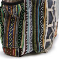 Großer Hanfrucksack im Seil- und Taschenstil