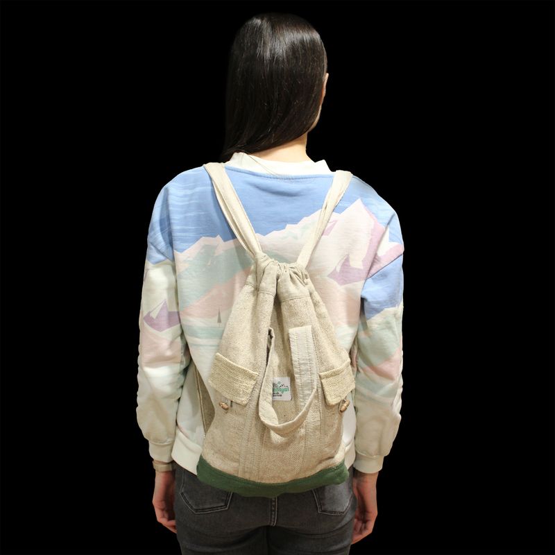 Laptop-Rucksack – Hanf und Baumwolle
