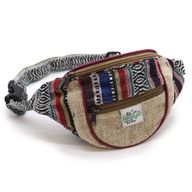 Gürteltasche – zufälliges Design aus Hanf und Baumwolle