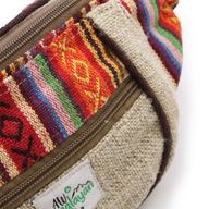 Gürteltasche – zufälliges Design aus Hanf und Baumwolle
