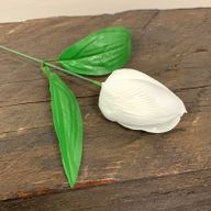 DIY Seifenblumen - mittelgroße Tulpe - Weiß