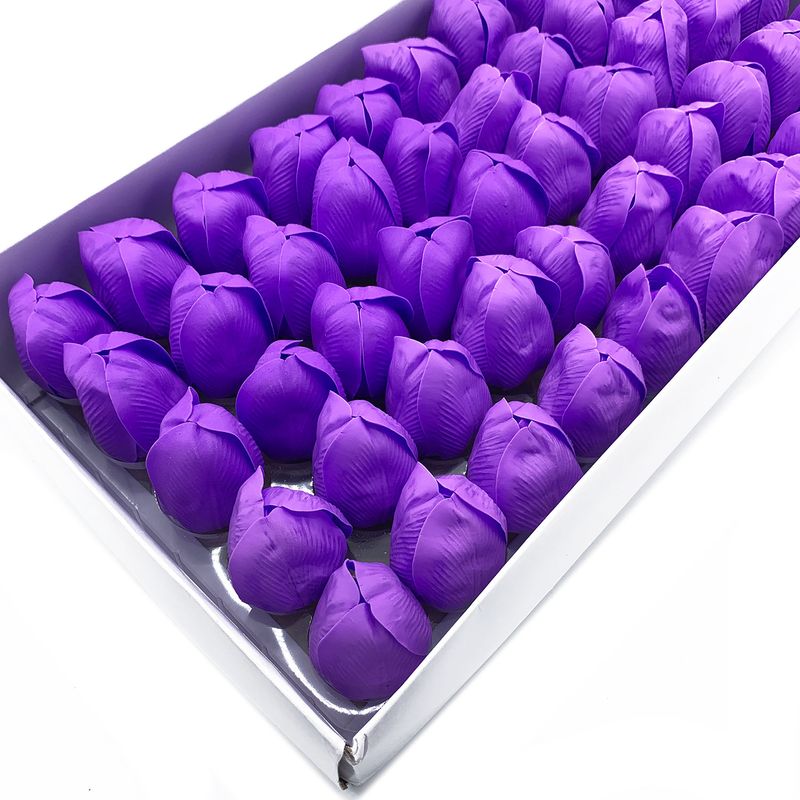 DIY Seifenblumen - mittelgroße Tulpe - Lavendel