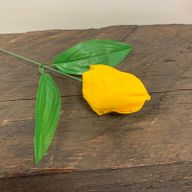 DIY Seifenblumen - mittelgroße Tulpe - Gelb