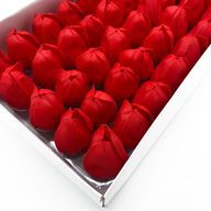 DIY Seifenblumen - mittelgroße Tulpe - Rot