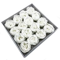 DIY Seifenblumen - ext. große Pfingstrose - Weiß