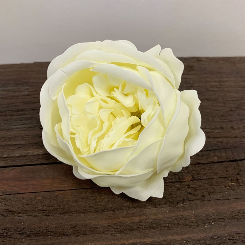 DIY Seifenblumen - ext. große Pfingstrose - Elfenbein