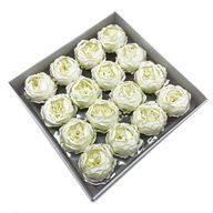 DIY Seifenblumen - ext. große Pfingstrose - Elfenbein