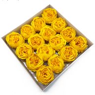 DIY Seifenblumen - ext. große Pfingstrose - Gelb