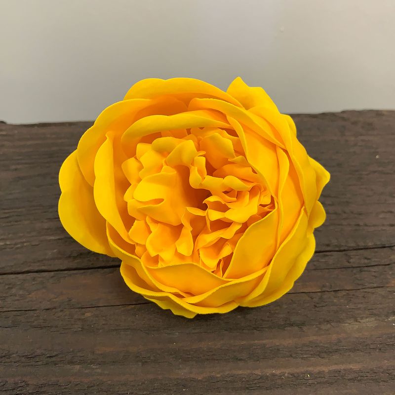 DIY Seifenblumen - ext. große Pfingstrose - Gelb