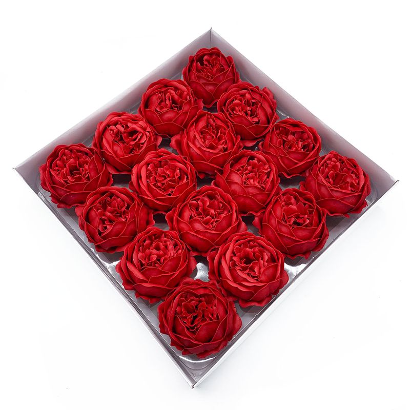 DIY Seifenblumen - ext. große Pfingstrose - Rot