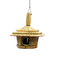 Kleine runde Seegras-Vogelbox 17x17cm