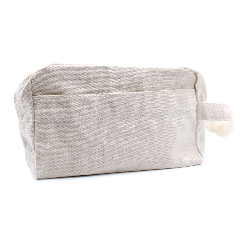 Kulturtasche aus natürlicher Baumwolle, 10 oz – Classic Square