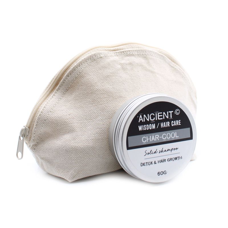 Kulturtasche aus natürlicher Baumwolle 10 oz - Mondtasche