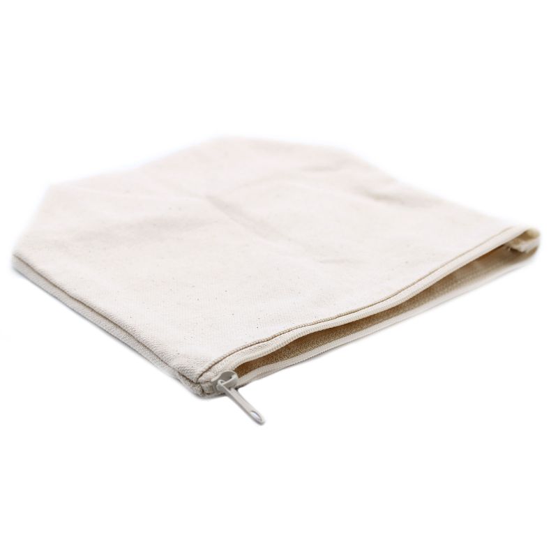 Kulturtasche aus natürlicher Baumwolle, 10 oz – mittlere Tasche