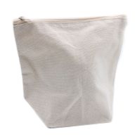Kulturtasche aus natürlicher Baumwolle, 10 oz – mittlere Tasche