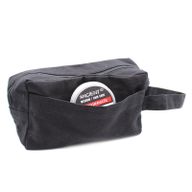 Kulturtasche aus schwarzer Baumwolle 10 oz - Classic Square