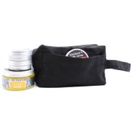 Kulturtasche aus schwarzer Baumwolle 10 oz - Classic Square