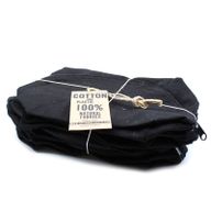 Kulturtasche aus schwarzer Baumwolle 10 oz - Moon Bag