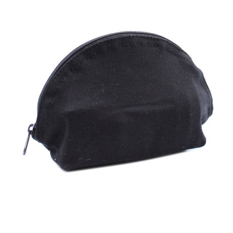 Kulturtasche aus schwarzer Baumwolle 10 oz - Moon Bag