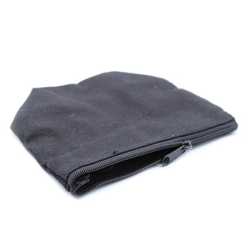 Kulturtasche aus schwarzer Baumwolle 10 oz - Moon Bag