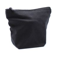 Kulturtasche aus schwarzer Baumwolle 10 oz - Mini-Beutel