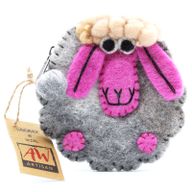 Filzbeutel 'Happy Sheep' mix