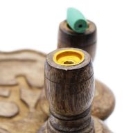 Kleiner Mango Holz Räuchergefäß - Hamsa