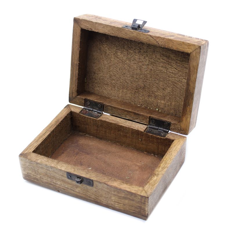 Holzbox weissgewaschen - 6x4 Slawisches Design