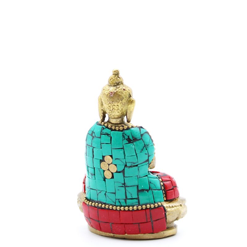 Messing-Buddhafigur - Segen - 7,5 cm