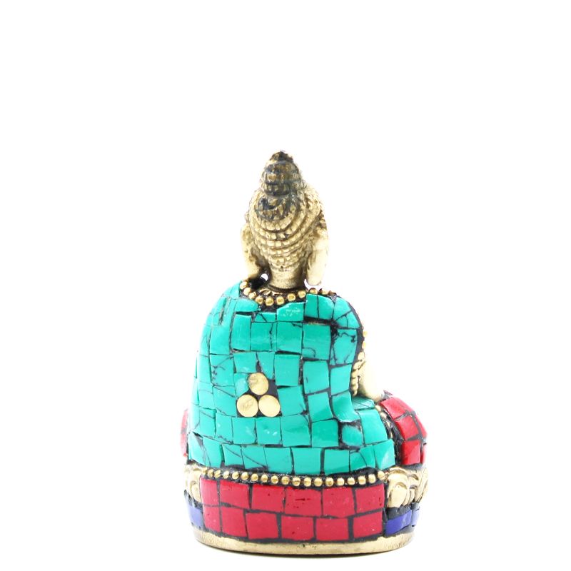 Messing-Buddhafigur - Hände oben - 7,5 cm
