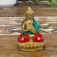 Messing-Buddhafigur - Hände oben - 7,5 cm