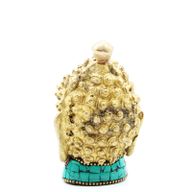 Messing-Buddhafigur - Mittlerer Kopf - 8 cm